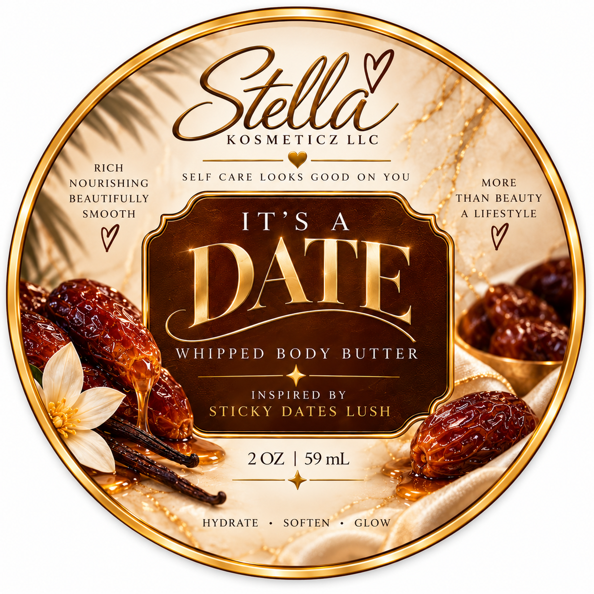It's A Date (Inspired by Lush Stickey Dates)