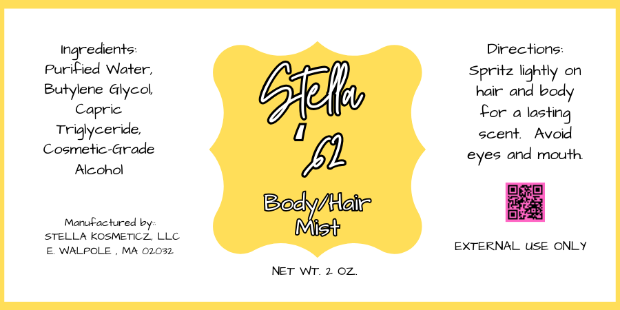 Stella 62 Body & Hair Mist