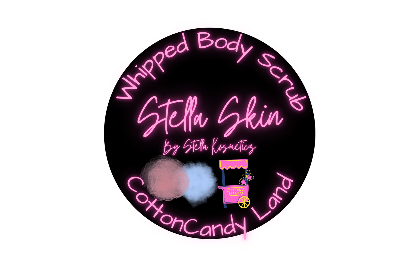 Cotton Candy Crush Body Scrub