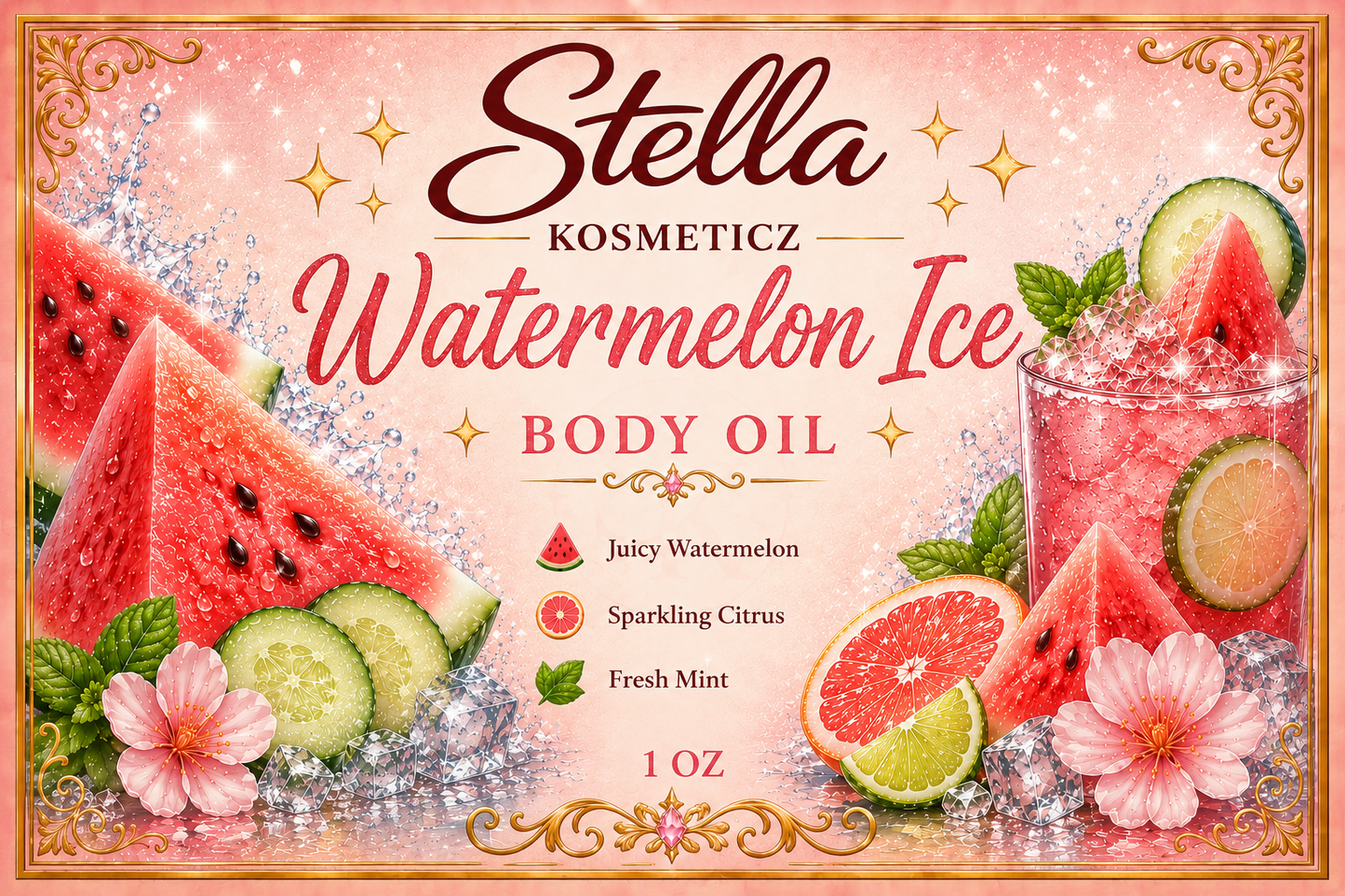 Watermelon Ice Body Oil