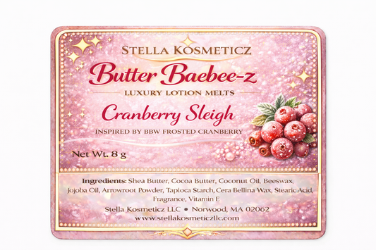 Cranberry Sleigh Body Butter Baebee-z