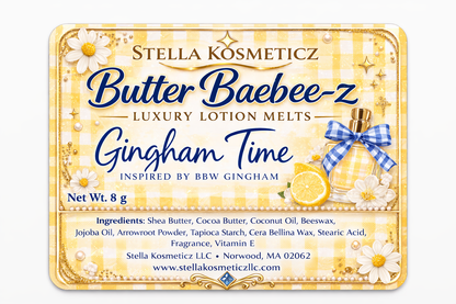 Gingham Time Body Butter Baebee-z