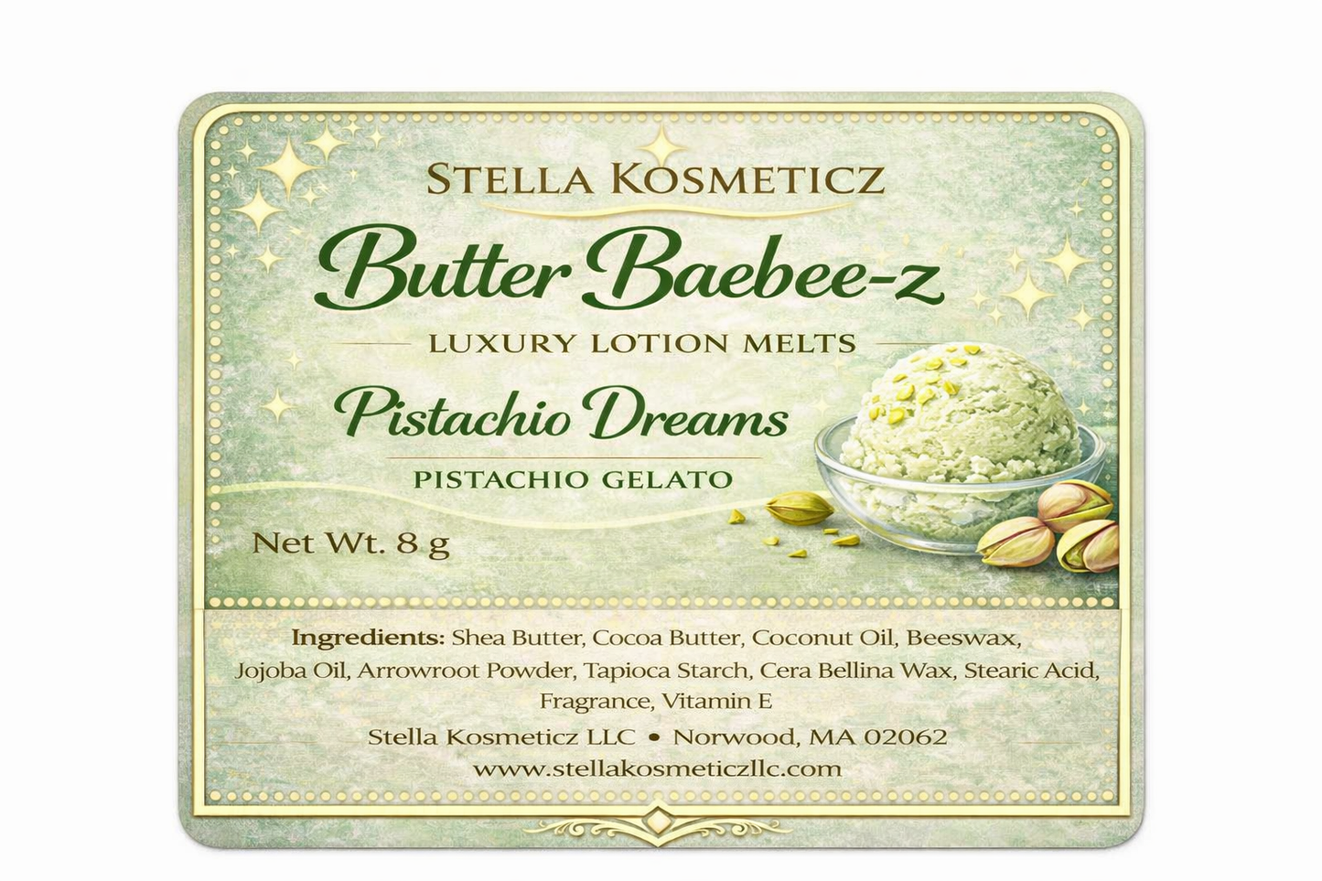 Pistachio Dreams Butter Baebee-z