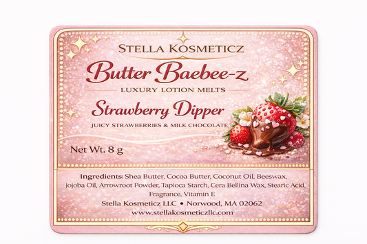 Strawberry Dipper Body Butter Baebee-z