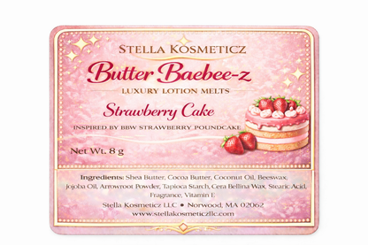 Strawberry Cake Body Butter Baebee-z